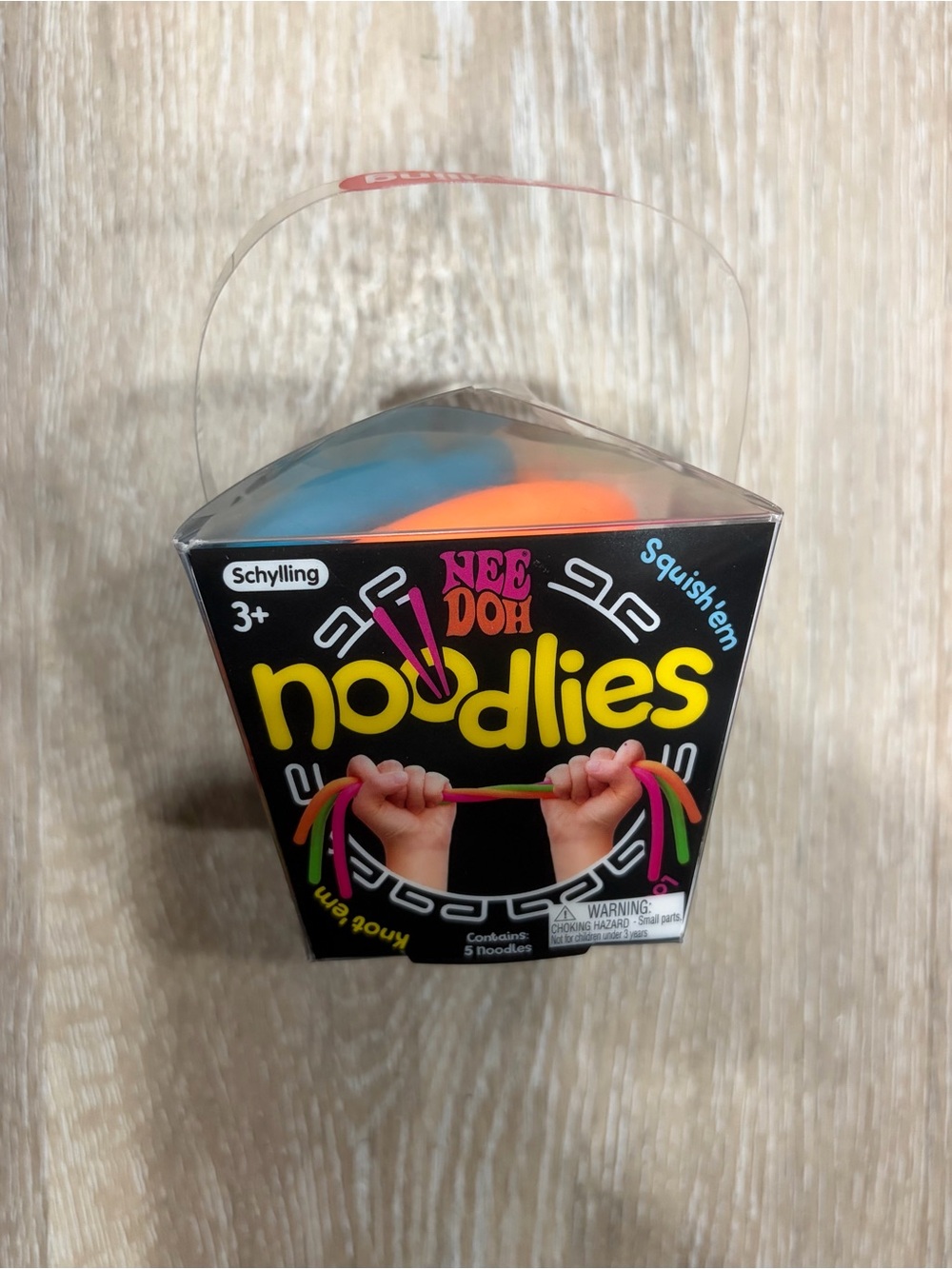 NeeDoh Noodlies Squish Toy - Multicolor